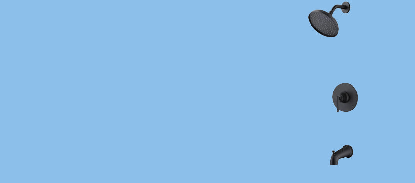 Single-Handle Tub and Shower Faucet