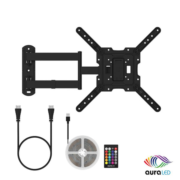 Tzumi Aura LED Color Home TV Mount Combo Pack